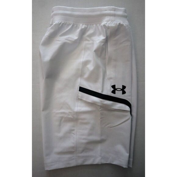 Under Armour 1373866-100 Men's Sz M White Sportstyle Elite Cargo Shorts - Picture 11 of 14